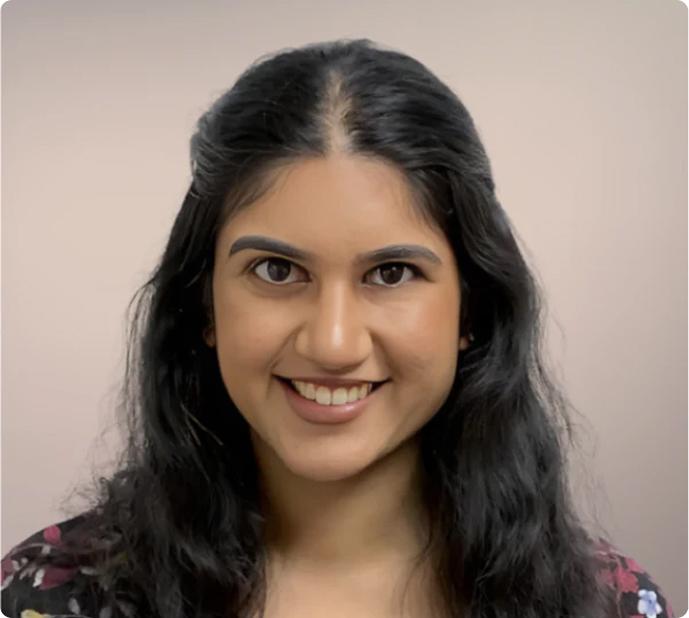 woman smiling at camera
