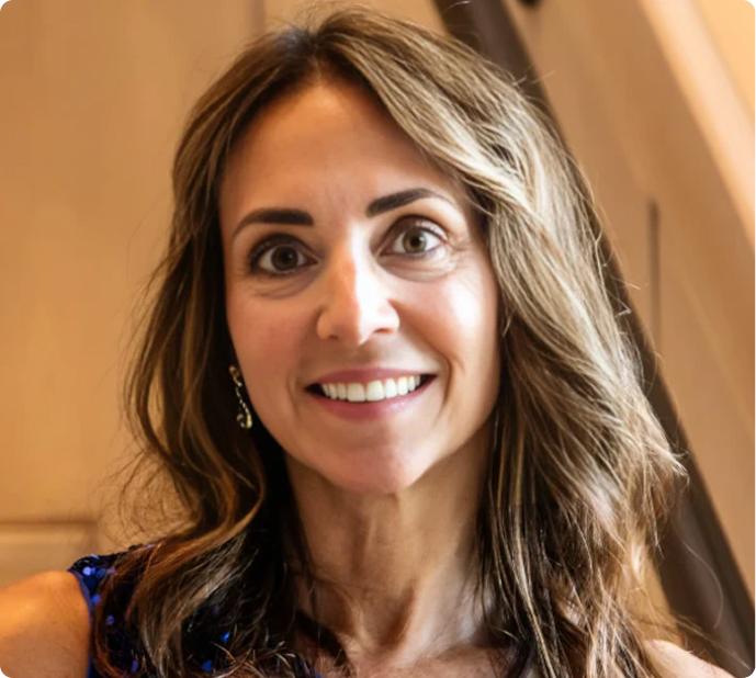 woman smiling at camera