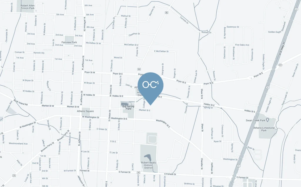 athens location map