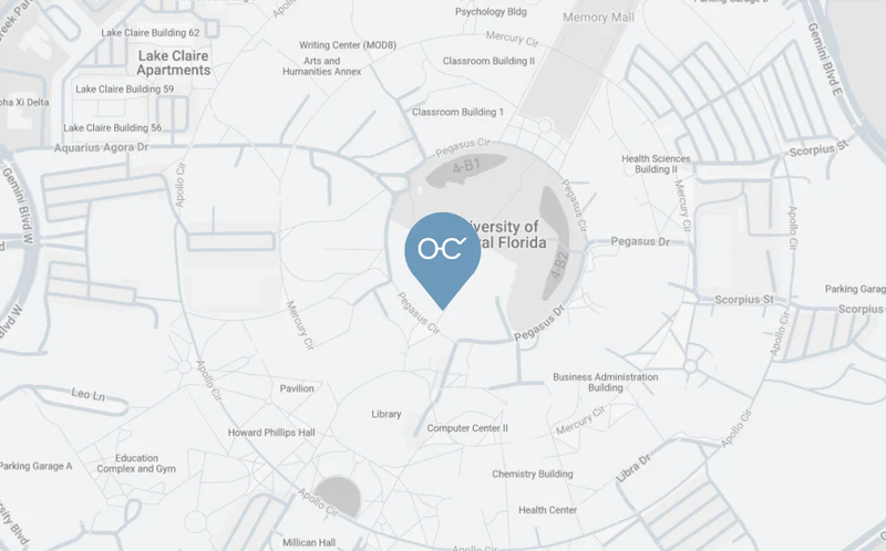 university park orlando location map