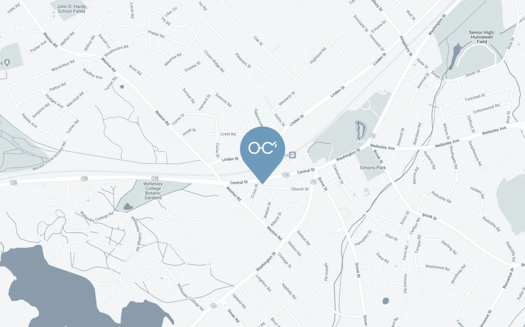 map of wellesley mass location